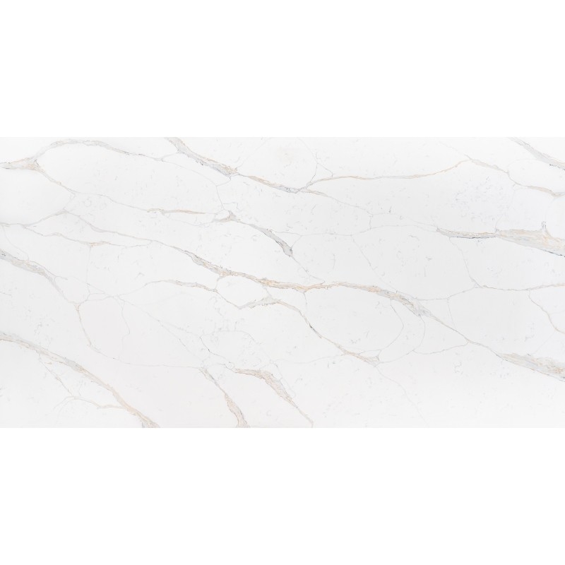 Dettagli Oro Calacatta Molto buono Quarzo Superficie 2/3 cm Bagno Vanità Resistenza flessibile 40-70