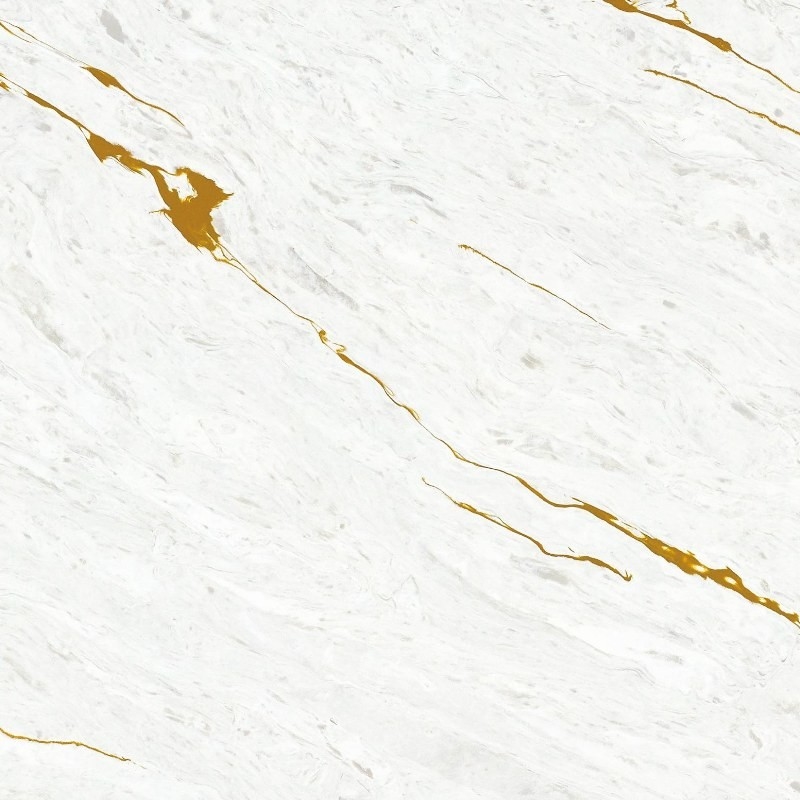 Quarzo dorato Colori misti Sfondo Quarzo Slab Quarzo Worktop Eleganza minimalista