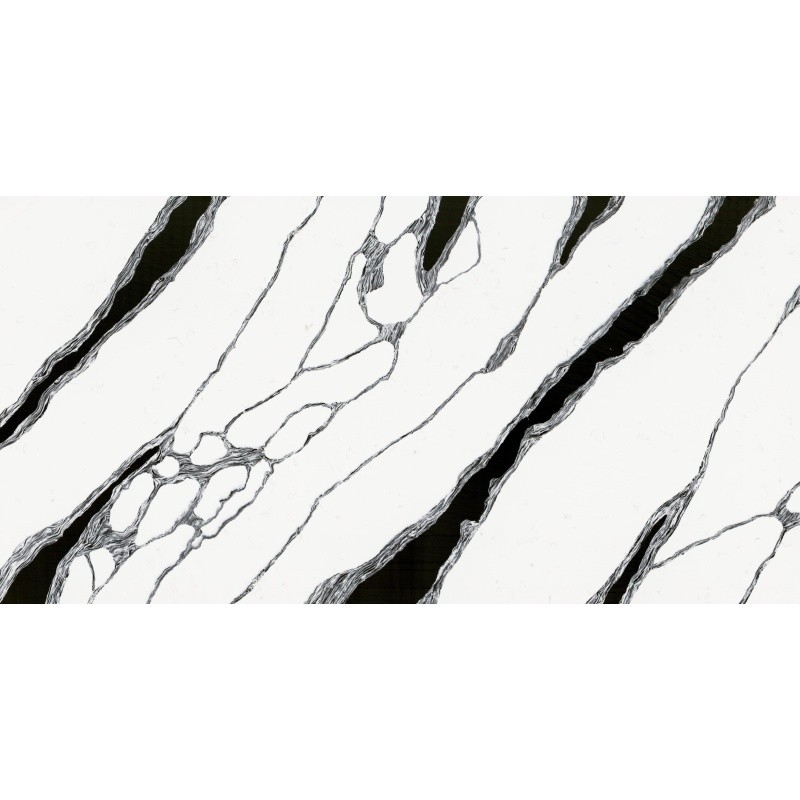 Panda bianco quarzo bianco e nero Flessibilità 40-70 Top Quartz Banchiere pulizia senza sforzo