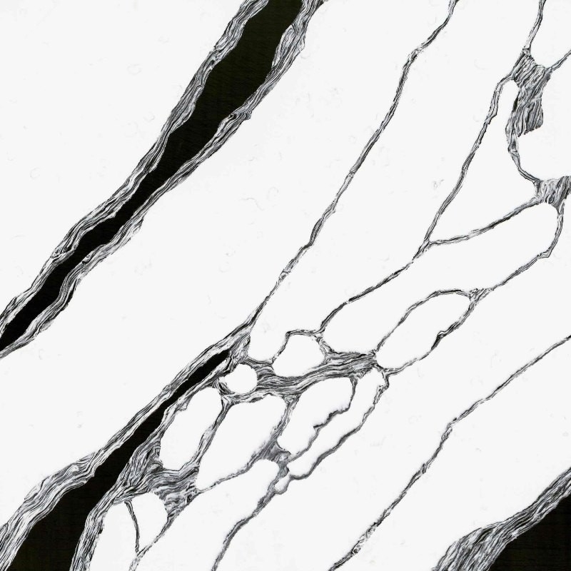 Panda bianco quarzo bianco e nero Flessibilità 40-70 Top Quartz Banchiere pulizia senza sforzo