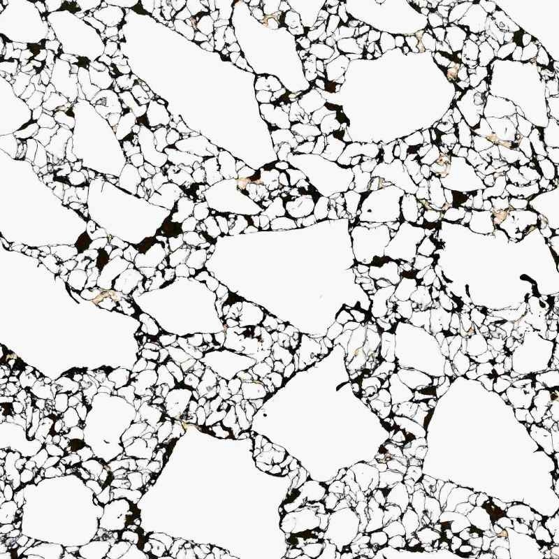 OLK9606 - Tavolini da cucina Strisce bianche e nere Miglior prezzo Quarzo bianco Panda popolare