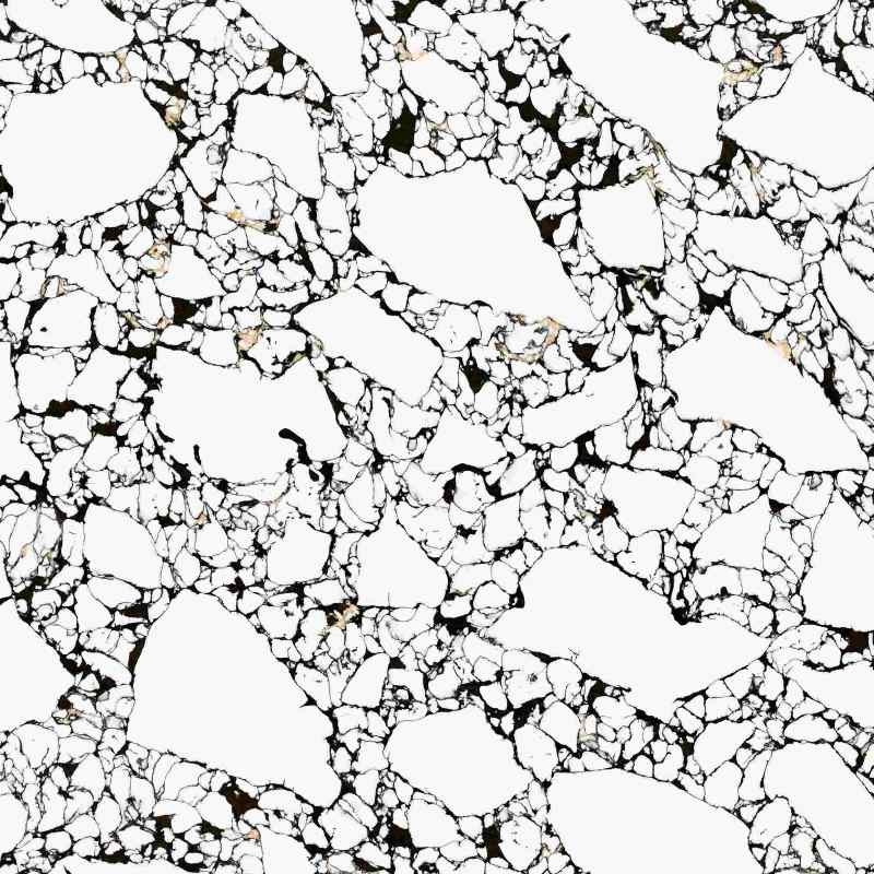 OLK9606 - Tavolini da cucina Strisce bianche e nere Miglior prezzo Quarzo bianco Panda popolare