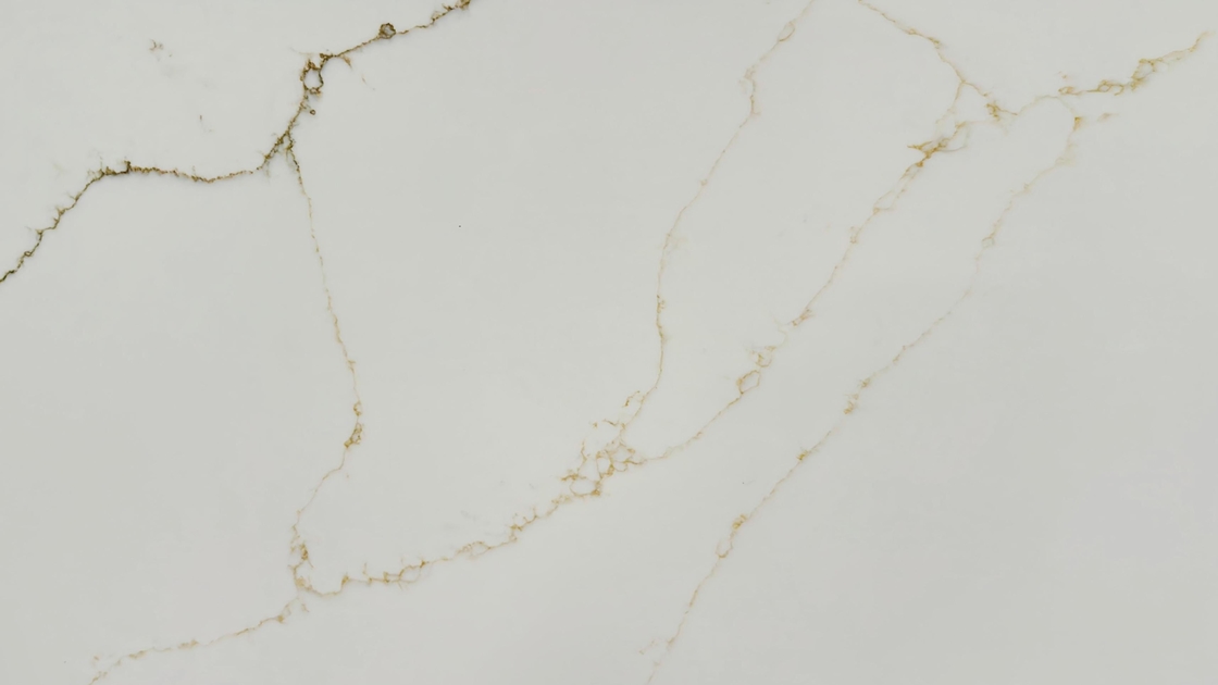 Super Jumbo Size OLK2335 Pietra di quarzo per piattaforma di cucina con materie prime riciclabili e proprietà antimicrobiche per un design ecologico