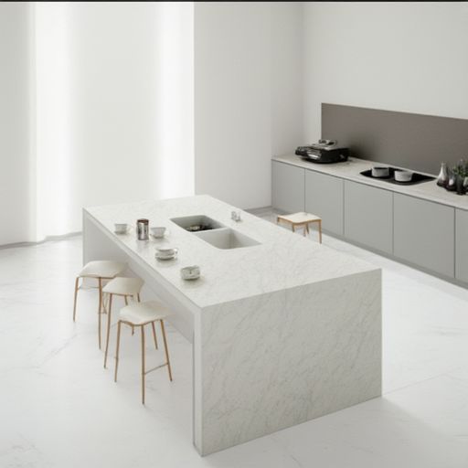 Durabilità lunga La serie Quartz Surface Passerby con assorbimento dell'acqua inferiore allo 0,05% e durezza di 7 Mohs