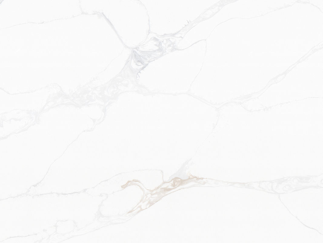 OLK1231 Huge Stock Wholesalers Favorite Basic Calacatta Gold Super White Background Looking Quartz Stone