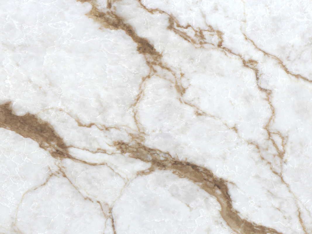 OLK1004G Sfondo multicolore con oro di Calacatta Nuova collezione Van To Full Body Stampato Quartz Stone