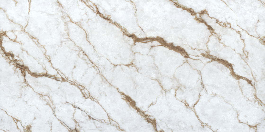 OLK1004G Sfondo multicolore con oro di Calacatta Nuova collezione Van To Full Body Stampato Quartz Stone