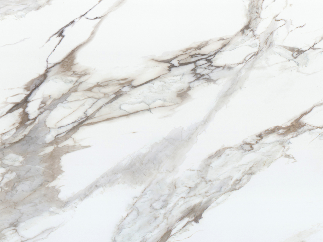 OLK1003G Calacatta Gold Nuova Collezione Quarzo Stampato a Corpo Pieno con Tecnologia di Stampa a Getto d'Inchiostro ad Alta Definizione